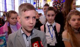 «Собираюсь стать программистом, как мой папа». Маленькие белорусы на главной ёлке рассказали, кем хотят быть