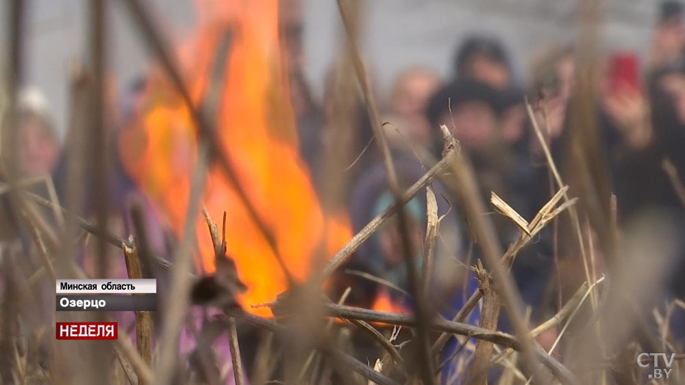 На Масленицу в Минске сожгли чучело Марены. Что символизирует этот мифологический персонаж?-11