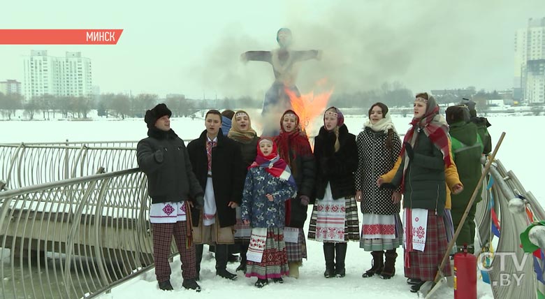 «Масленицу сожгли, все печали остались позади». Фоторепортаж СТВ-4