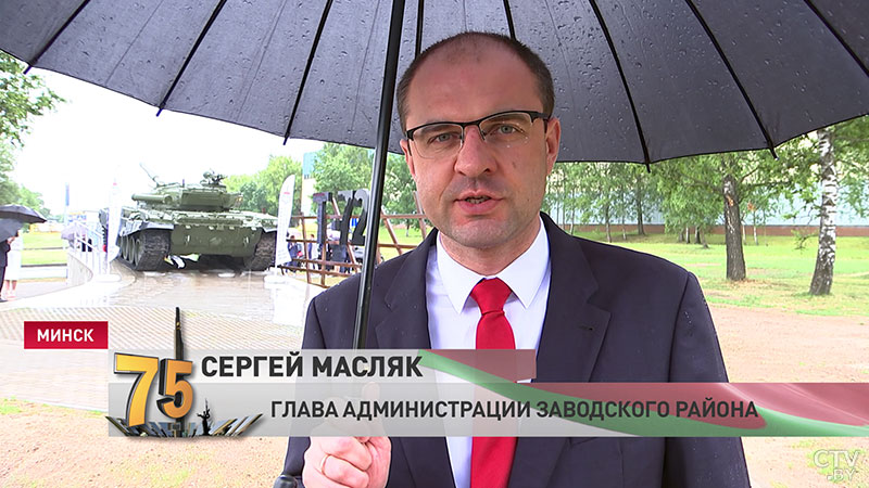 Постамент с танком Т-72 установили на Партизанском проспекте в Минске-1 Постамент с танком Т-72 установили на Партизанском проспекте в Минске-1