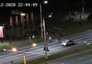 Опубликованы кадры провокаций в Минске 