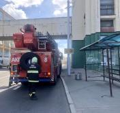 В здании на пр. Машерова произошёл пожар: эвакуированы 78 человек