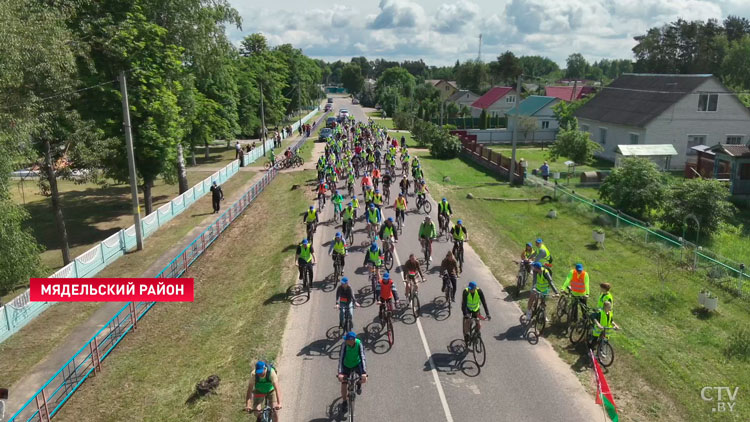 Более 500 человек поучаствовали в 10-м юбилейном велопробеге спасателей Минской области-1