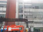 При пожаре на заводе «Белшина» пострадал мужчина