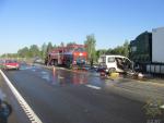 Лобовое столкновение Peugeot и DAF под Дубровно: погиб водитель легковушки