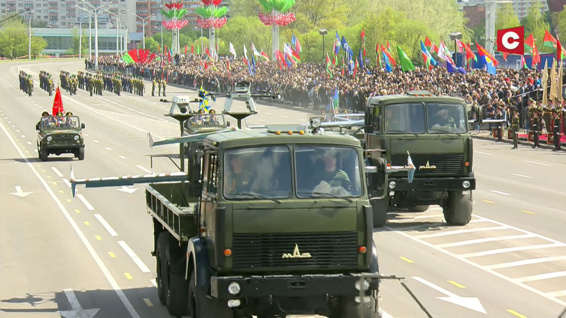 Парад на 9 Мая в Минске. Проезд механизированной колонны: фотофакт-49