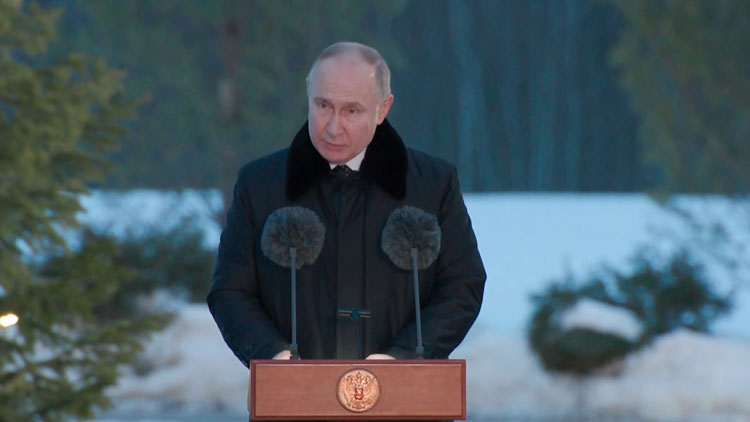 Путин: целью нацистов в годы войны были территории и ресурсы СССР, уничтожение граждан