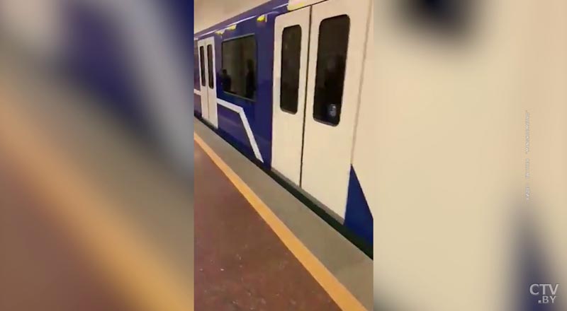 Первый состав Stadler обкатывают в минском метро-4 Первый состав Stadler обкатывают в минском метро-4