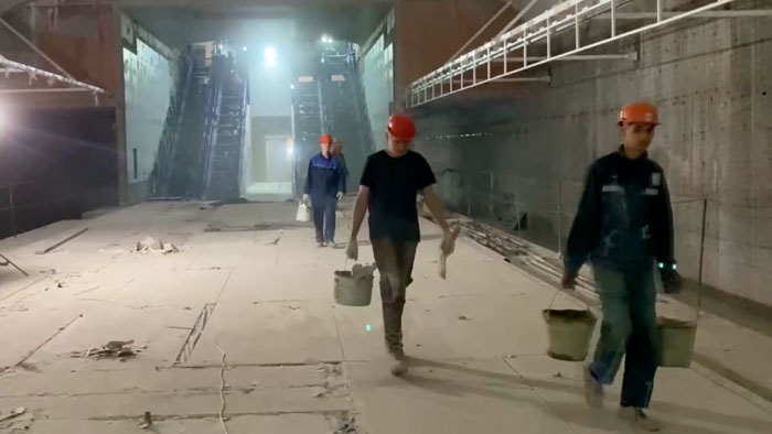 На новых станциях минского метро впервые установят эскалаторы отечественного производства