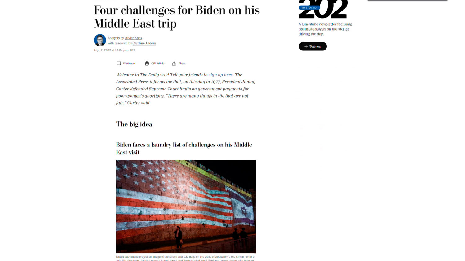 Про первое ближневосточное турне Байдена – почему Белый дом терпит неудачу за неудачей?-3