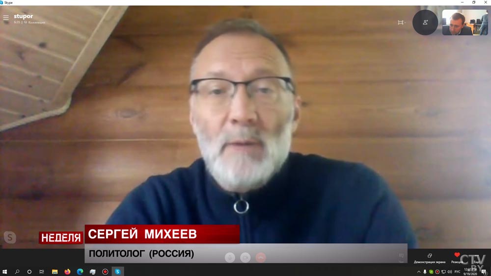 «В итоге это упирается в простую вещь». Политолог Сергей Михеев о ситуации вокруг Беларуси-1