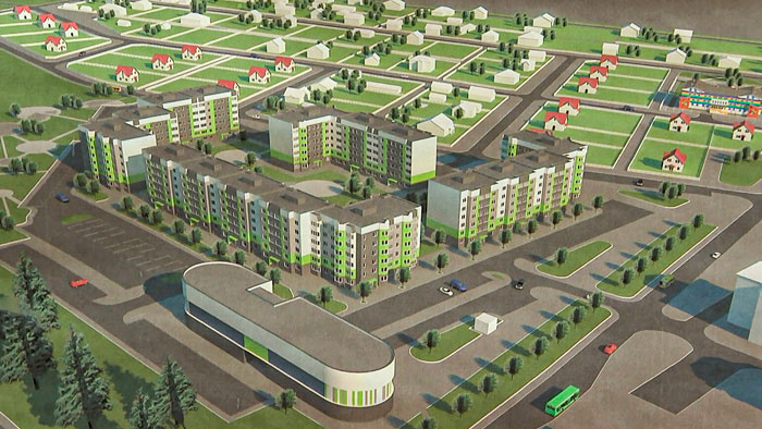 Удобные велодорожки и ТЦ. В Вилейке начали застраивать микрорайон