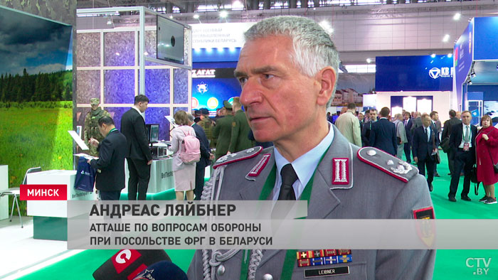 Немецкий атташе: выставка MILEX всегда показывает высокий уровень технического развития в Беларуси-4