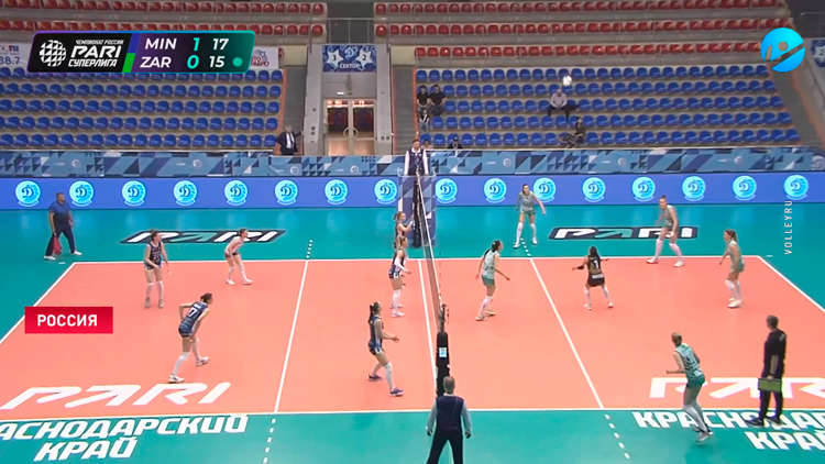 Волейболистки «Минчанки» одержали первую победу в турнире за 9-14 место российской Суперлиги-1
