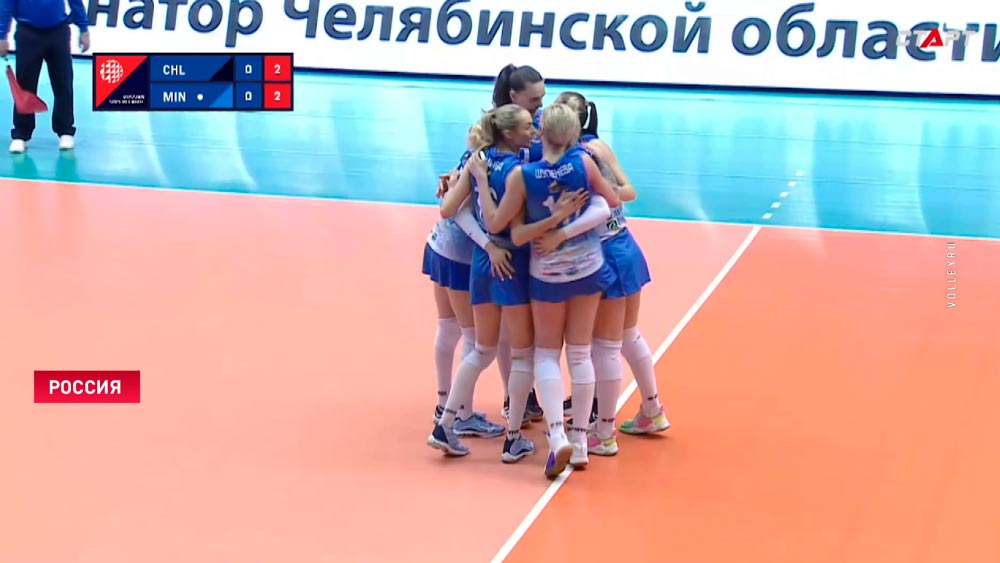 Две победы при трёх поражениях. «Минчанка» уступила «Динамо-Метар» на волейбольной Суперлиге России-1