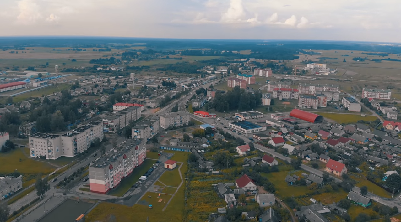 Уроженец Миор снял родной город с высоты птичьего полета. Видеофакт-4