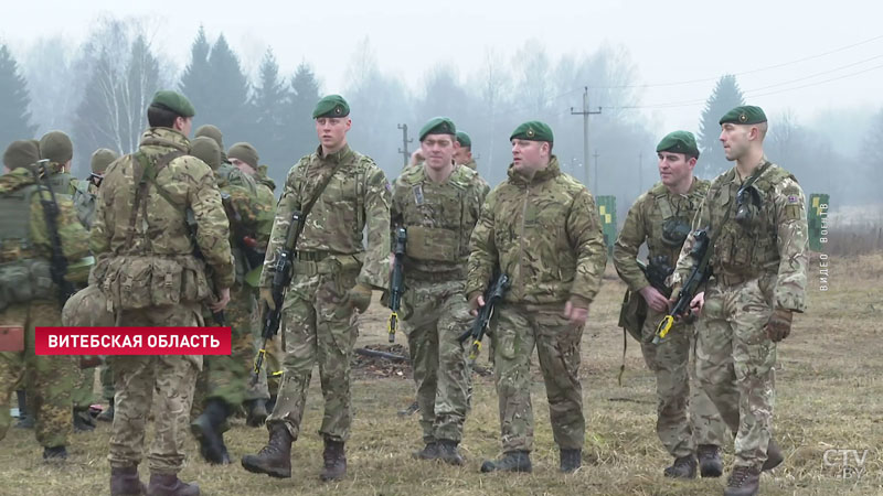 Белорусско-британские учения «Зимний партизан» проходят под Витебском-1