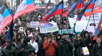В Донецке митингующие требуют выполнения минских соглашений: видео