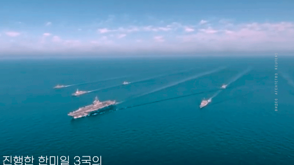 Южная Корея, США и Япония начали совместные учения в Японском море