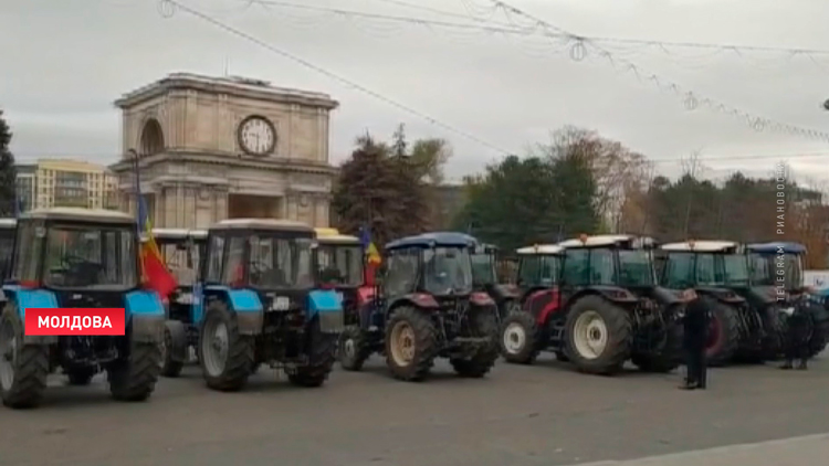 В парламенте Молдовы поздравили фермеров, проигнорировав их протесты