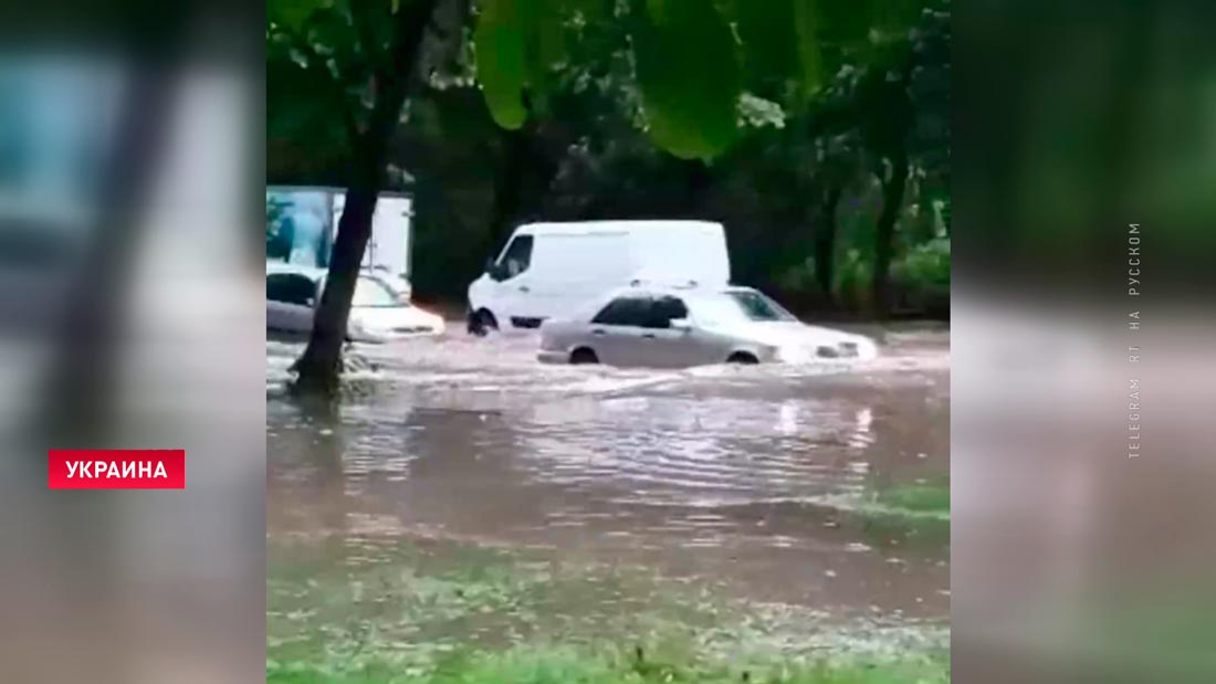Во Львове из-за непогоды затоплены первые этажи домов и оборваны линии электропередачи