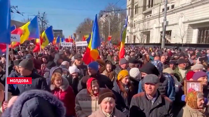 В Молдове не прекращаются антиправительственные акции протеста