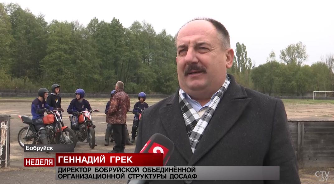 Адреналин, скорость и зрелища. Посмотрите, как в Бобруйске занимаются необычным видом спорта – мотоболом-7