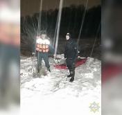 В Логойске 80-летний мужчина провалился под лёд, решив сократить путь до дома