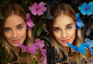 Освещение, фон и макияж. Насколько сильно меняется фотография после обработки