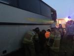 На Ставрополье при столкновении автобуса Тбилиси-Краснодар и зерновоза погибли два человека