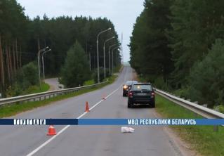 Под Минском Citroen наехал на женщину, которая лежала на дороге 