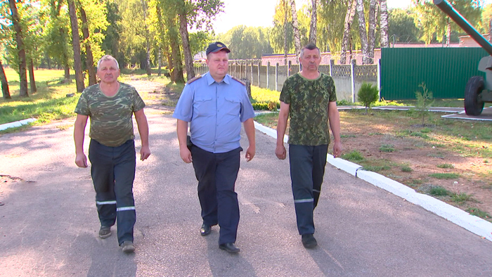 В деревне Станьково сформировали первый отряд народного ополчения