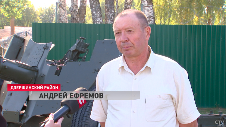 В деревне Станьково сформировали первый отряд народного ополчения-7