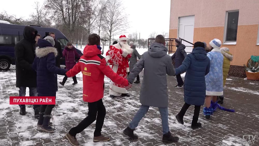 «Наши дети» в Минской области. Сотрудники Департамента охраны посетили школу-интернат в Руденске-1