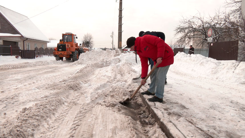 В Минской области вывезли более 54 тыс. кубометров снега