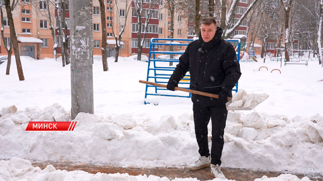 Минск опять замело. Как столица справляется со снежным ударом-6