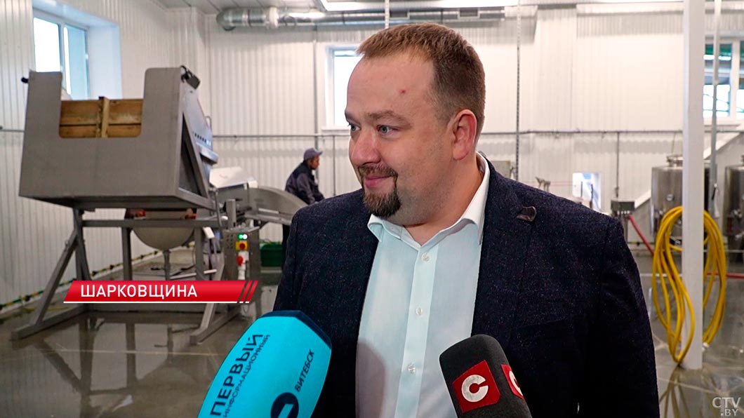 Новое предприятие по производству соков прямого отжима открылось в Шарковщине-4 Новое предприятие по производству соков прямого отжима открылось в Шарковщине-4