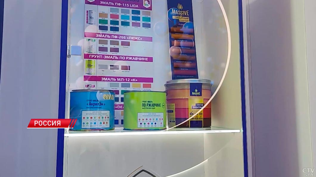 Ведущие белорусские предприятия представляют продукцию на выставке «Химия-2025» в Москве-4