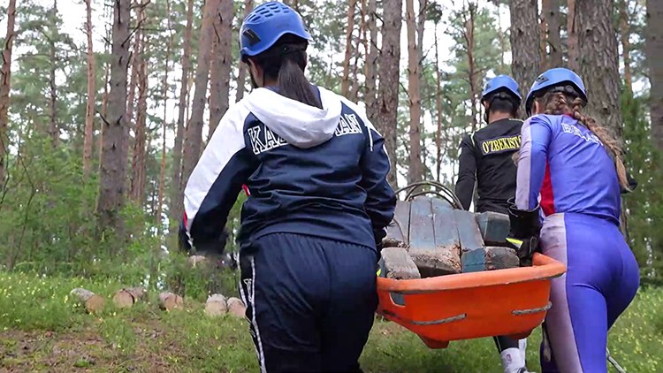 19-й Международный слет юных спасателей-пожарных проходит в лагере «Зубренок»