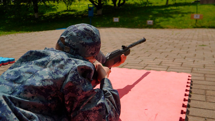 Военно-полевой сбор для подростков проходит в Могилеве