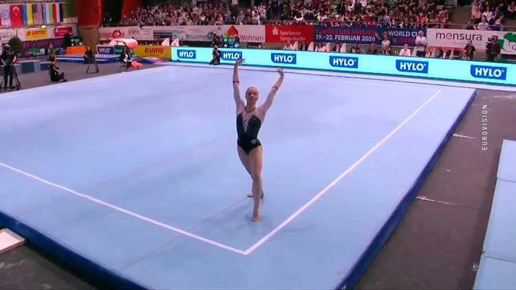 Белоруска Анастасия Сманцер пробилась в финал Кубка мира по спортивной гимнастике