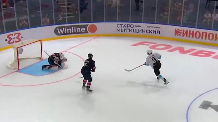 Минское «Динамо» обыграло «Металлург» в чемпионате КХЛ 3х3
