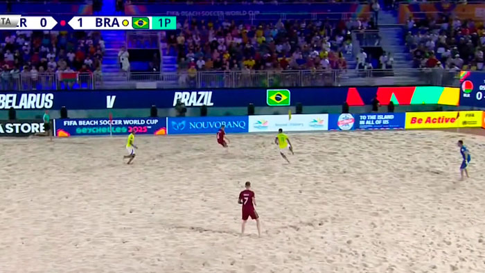 Игорь Бриштель признан лучшим игроком Беларуси по пляжному футболу в 2025 году