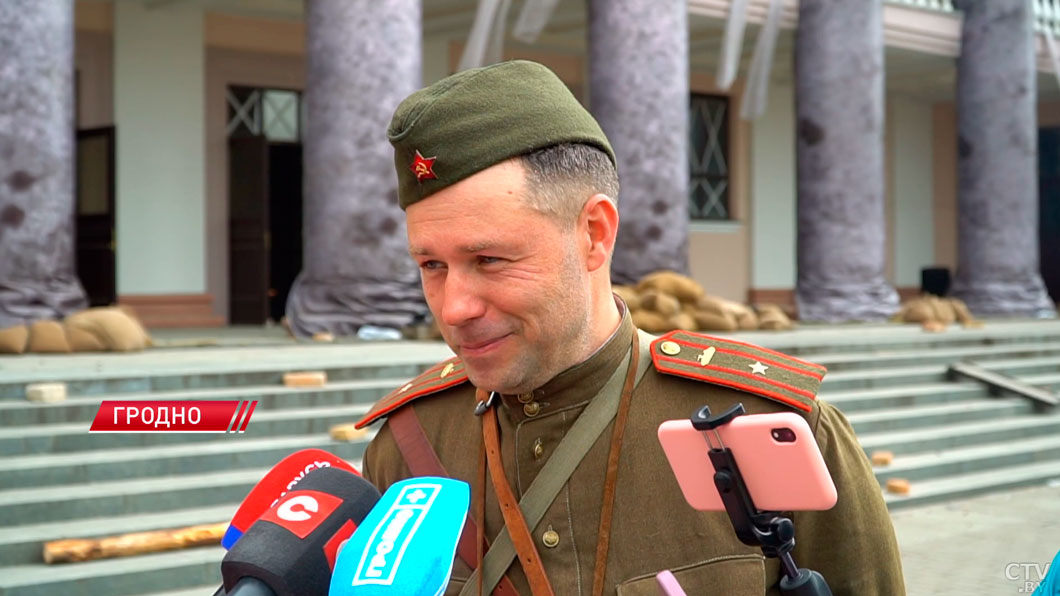 В Гродно взяли Рейхстаг – масштабную историческую реконструкцию показали в городе над Неманом-4