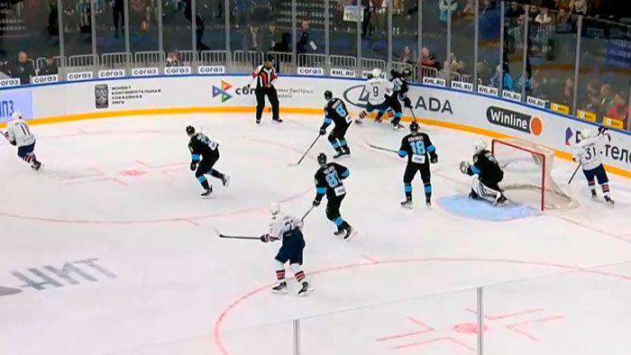 Хоккеисты «Динамо-Минск» проиграли магнитогорскому «Металлургу» в КХЛ