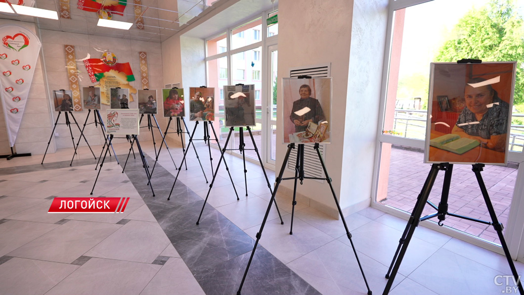 В пансионате «Надежный берег» открылась трогательная фотовыставка, приуроченная к Году белорусской женщины-2