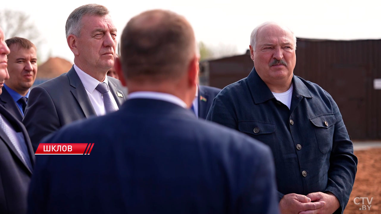 Лукашенко в Шклове: надо всё приводить в порядок-2