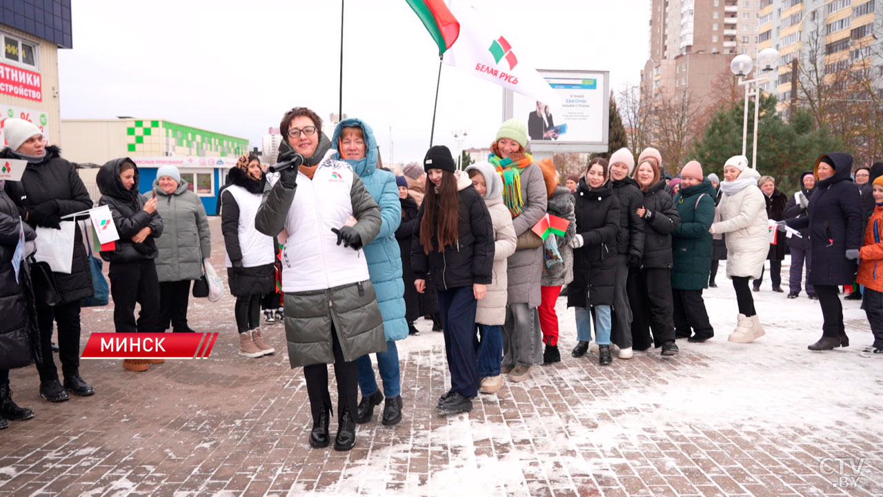 В Московском районе Минска прошла масштабная медиа-акция «Время выбрало нас»-2