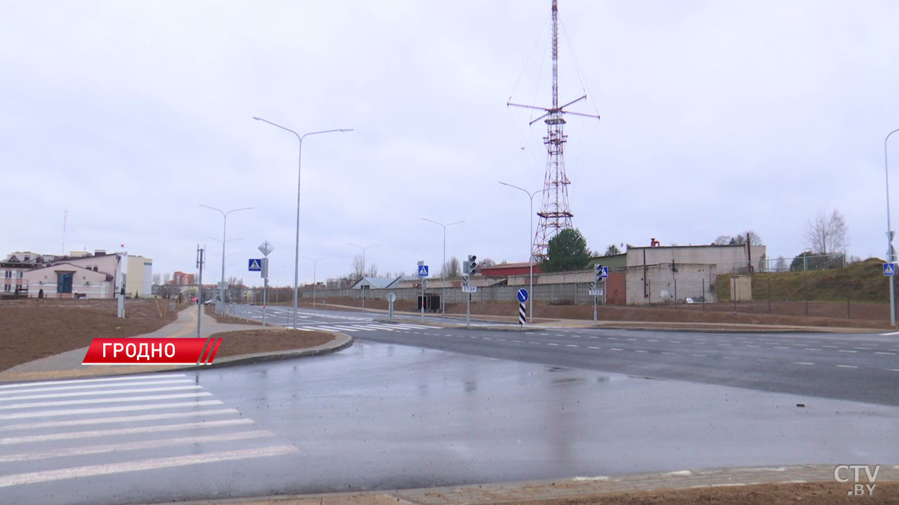 В Гродно появилась новая дорога, соединяющая улицу Дубко с промзоной на севере-2