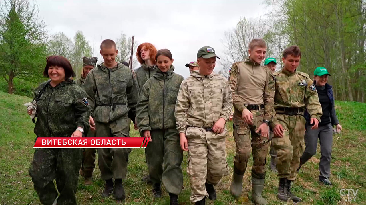 Волонтёры Беларуси и России приняли участие в благоустройстве мемориалов в Витебской области-2